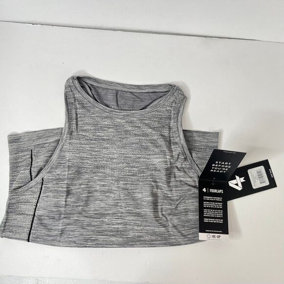 NWT Women’s Fourlaps Purpose Seamless Tank Grey Heather Size XS/S #396 - Picture 6 of 12